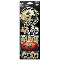 New Orleans Saints Stickers Prismatic