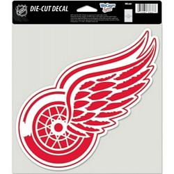 Detroit Red Wings Decal 8x8 Die Cut Color