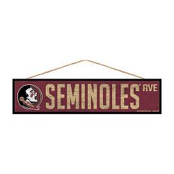 Florida State Seminoles Sign 4x17 Wood Avenue Design