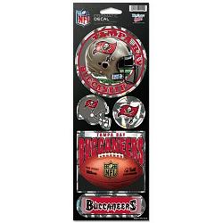 Tampa Bay Buccaneers Stickers Prismatic