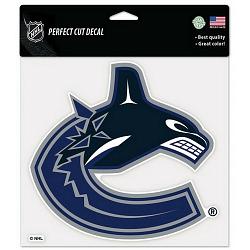 Vancouver Canucks Decal 8x8 Perfect Cut Color