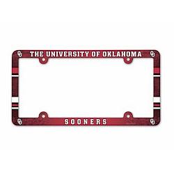 Oklahoma Sooners License Plate Frame - Full Color