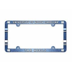 North Carolina Tar Heels License Plate Frame - Full Color