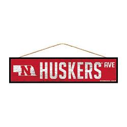 Nebraska Cornhuskers Sign 4x17 Wood Avenue Design