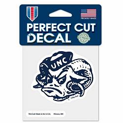 North Carolina Tar Heels Decal 4x4 Perfect Cut Color College Vault