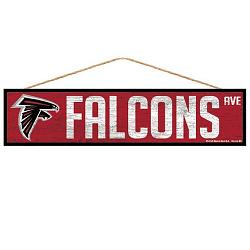 Atlanta Falcons Sign 4x17 Wood Avenue Design