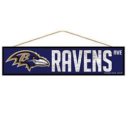 Baltimore Ravens Sign 4x17 Wood Avenue Design