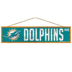 Miami Dolphins Sign 4x17 Wood Avenue Design