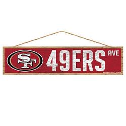 San Francisco 49ers Sign 4x17 Wood Avenue Design