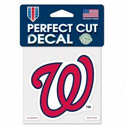 Washington Nationals Decal 4x4 Perfect Cut Color