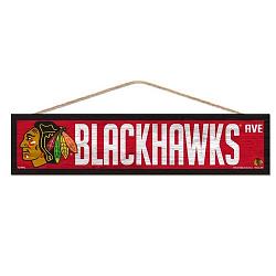 Chicago Blackhawks Sign 4x17 Wood Avenue Design