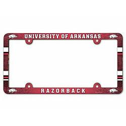 Arkansas Razorbacks License Plate Frame - Full Color