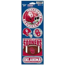 Oklahoma Sooners Stickers Prismatic