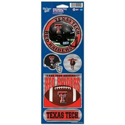 Texas Tech Red Raiders Stickers Prismatic