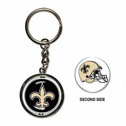 New Orleans Saints Key Ring Spinner Style