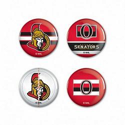 Ottawa Senators Buttons 4 Pack by Wincraft