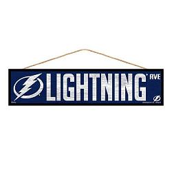 Tampa Bay Lightning Sign 4x17 Wood Avenue Design