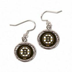 Boston Bruins Earrings Round Style