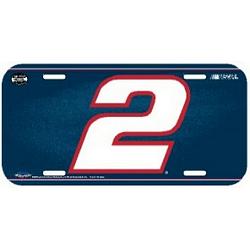 Rusty Wallace License Plate Plastic