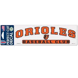 Baltimore Orioles Decal 3x10 Perfect Cut Color