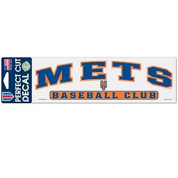 New York Mets Decal 3x10 Perfect Cut Color