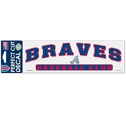 Atlanta Braves Decal 3x10 Perfect Cut Color