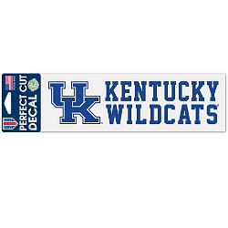 Kentucky Wildcats Decal 3x10 Perfect Cut Wordmark Color