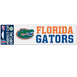 Florida Gators Decal 3x10 Perfect Cut Wordmark Color