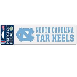 North Carolina Tar Heels Decal 3x10 Perfect Cut Color