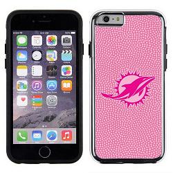 Miami Dolphins Phone Case Pink Football Pebble Grain Feel iPhone 6 Case CO