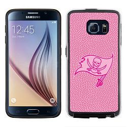 Tampa Bay Buccaneers Phone Case Pink Football Pebble Grain Feel Samsung Galaxy S6 CO