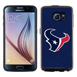 Houston Texans Phone Case Team Color Football Pebble Grain Feel Samsung Galaxy S6 CO