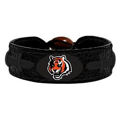 Cincinnati Bengals Bracelet Team Color Tonal Black Football CO