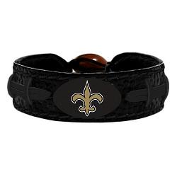 New Orleans Saints Bracelet Tonal Black Team Color Football CO