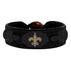 New Orleans Saints Bracelet Tonal Black Team Color Football CO