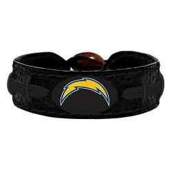 Los Angeles Chargers Bracelet Team Color Tonal Black Football CO