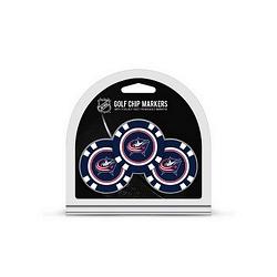 Columbus Blue Jackets Golf Chip with Marker 3 Pack