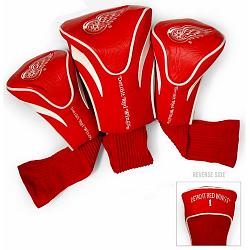 Detroit Red Wings Golf Club 3 Piece Contour Headcover Set