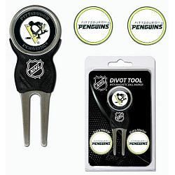 Pittsburgh Penguins Golf Divot Tool with 3 Markers