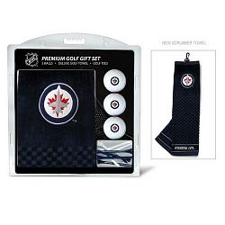 Winnipeg Jets Golf Gift Set with Embroidered Towel