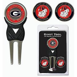 Georgia Bulldogs Golf Divot Tool with 3 Markers