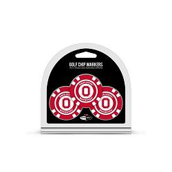 Ohio State Buckeyes Golf Chip with Marker 3 Pack