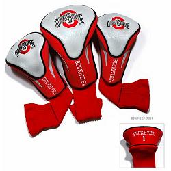 Ohio State Buckeyes Golf Club 3 Piece Contour Headcover Set