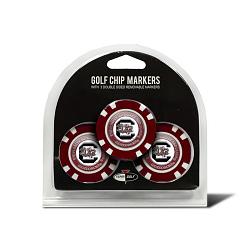 South Carolina Gamecocks Golf Chip with Marker 3 Pack