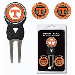 Tennessee Volunteers Golf Divot Tool with 3 Markers