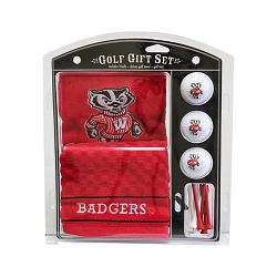 Wisconsin Badgers Golf Gift Set with Embroidered Towel