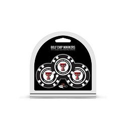 Texas Tech Red Raiders Golf Chip with Marker 3 Pack