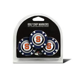 Syracuse Orange Golf Chip with Marker 3 Pack