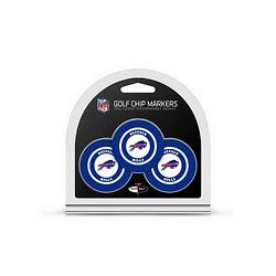 Buffalo Bills Golf Chip with Marker 3 Pack