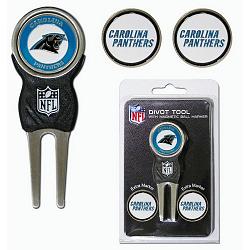 Carolina Panthers Golf Divot Tool with 3 Markers